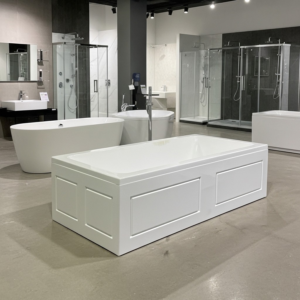 Trieste Acrylic Freestanding Bathtub Made in Turkey